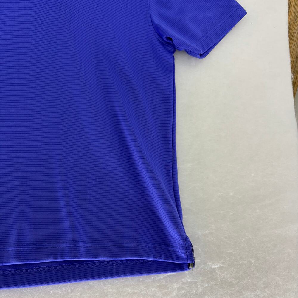 Under Armour Men's UA Tech Polo Purple HeatGear Loose Fit Medium - Picture 9 of 14